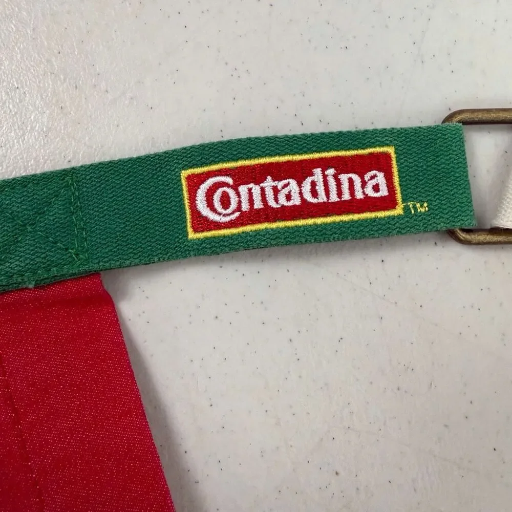Hedley & Bennett Special Contadina Apron Red Green
